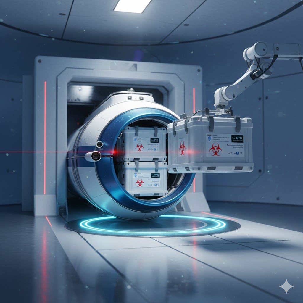 Robotic handling at the Neptune Drive docking ring